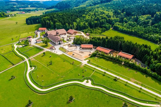 Drohnen-Aufnahme von Gut Aiderbichl Henndorf (c) Michael Schweizer Anliker